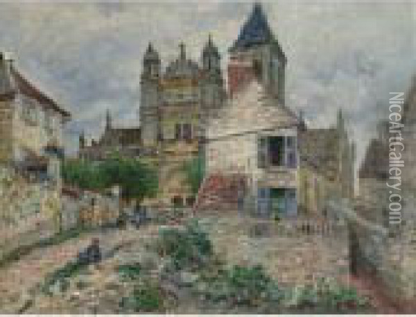 Property From The Collection Of Paul R. And Mary Haas
 

 
 
 

 
 L'eglise De Vetheuil Oil Painting - Claude Oscar Monet