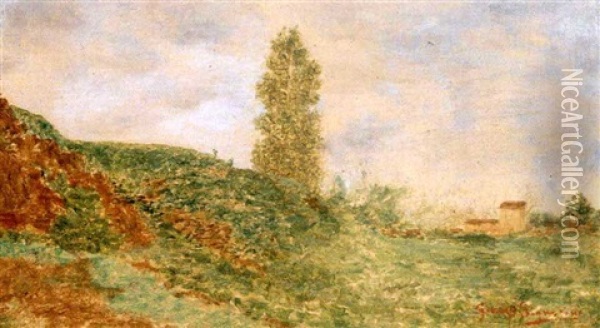 Paesaggio Oil Painting - Giuseppe Signorini