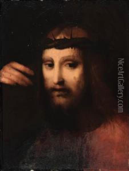 Christ Carrying The Cross Oil Painting - Andrea Piccinelli Il Brescianino