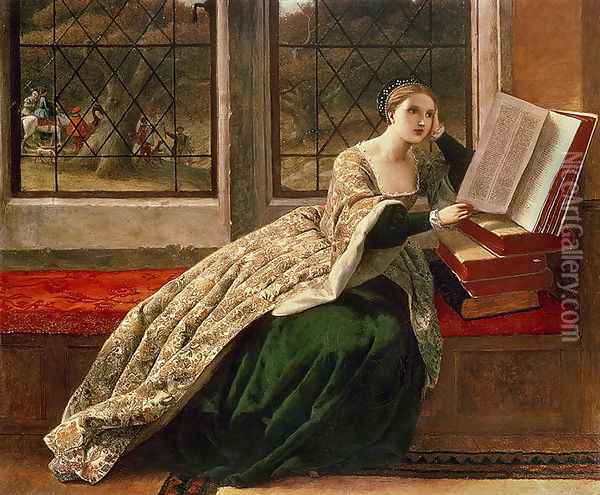 Lady Jane Grey Oil Painting - Frederick Richard Pickersgill