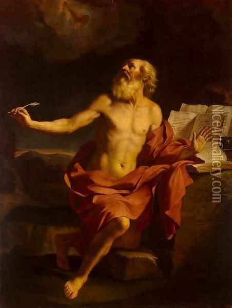 St Jerome in the Wilderness Oil Painting - Guercino