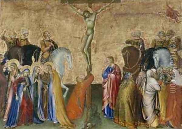 The Crucifixion of Christ 2 Oil Painting - Paolo di Grazia Giovanni di