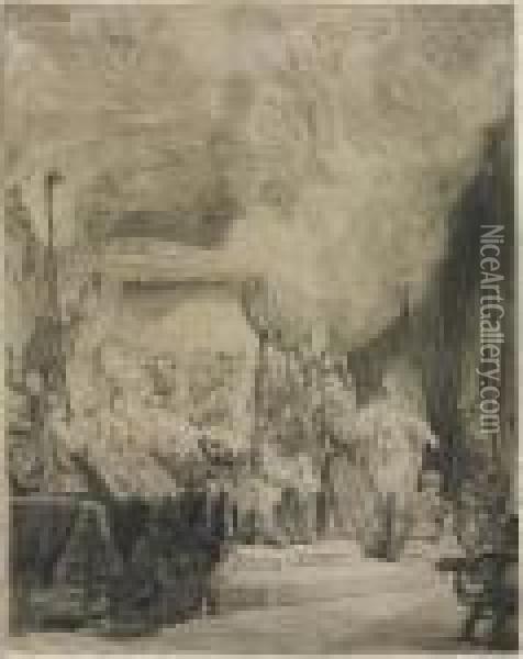 The Death Of The Virgin Oil Painting - Rembrandt Van Rijn