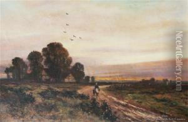 Homeward Bound Oil Painting - Frances E. Jamieson