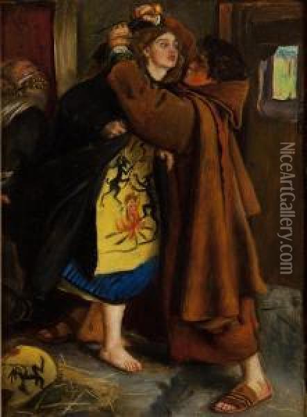 Escape Of The Heretic Oil Painting - Sir John Everett Millais
