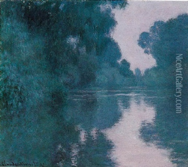 Matinee Sur La Seine, Pres De Giverny Oil Painting - Claude Monet
