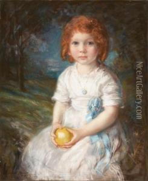 Olivia Oil Painting - Albert Edward Sterner
