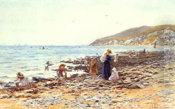 Near Beachy Head Oil Painting - Helen Mary Elizabeth Allingham