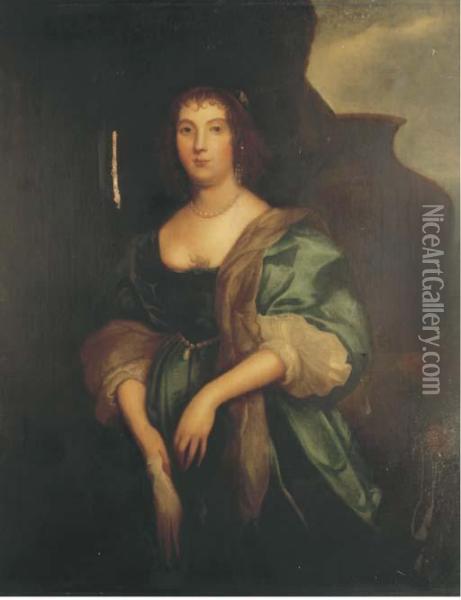 Lady Russell Oil Painting - Sir Anthony Van Dyck