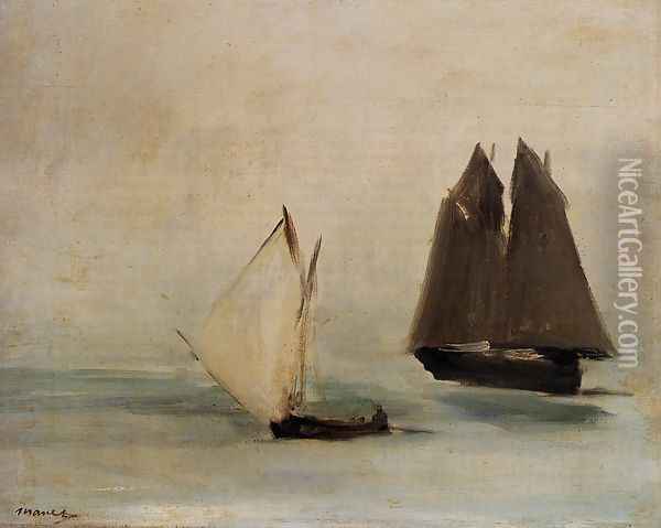 Seascape Oil Painting - Edouard Manet
