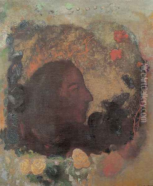 Portrait of Paul Gauguin 1903-05 Oil Painting - Odilon Redon