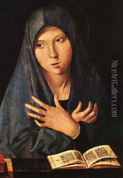 Virgin of the Annunciation Oil Painting - Antonello da Messina Messina