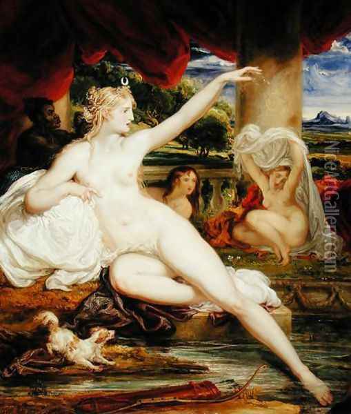 Diana at the Bath, 1830 Oil Painting - James Ward