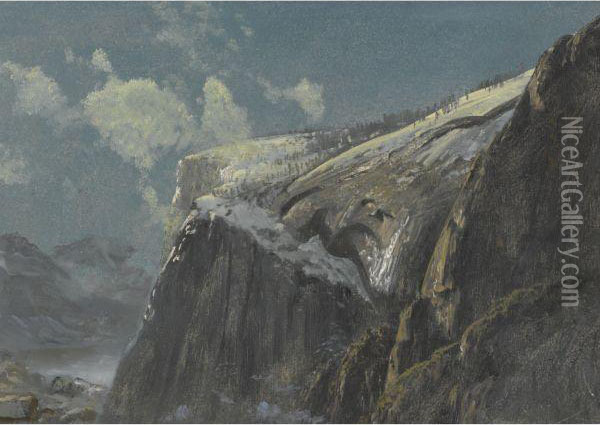 Above The Timberline Oil Painting - Albert Bierstadt