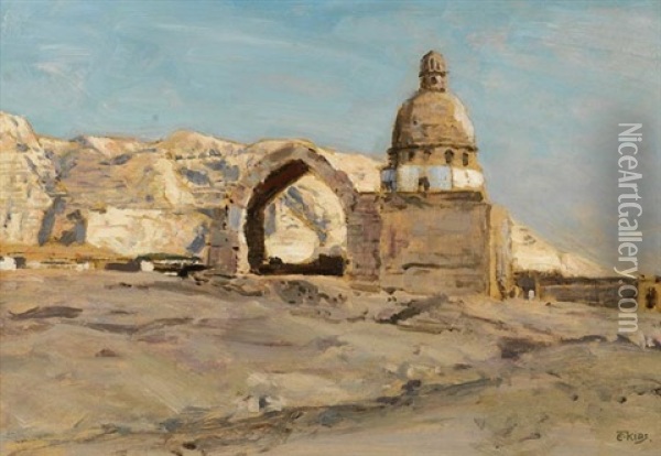 Kairo, Mokattam Oil Painting - Erich Kips