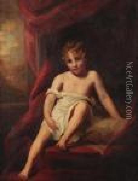 Portrait Of A Young Boy Oil Painting - Sir Thomas Lawrence
