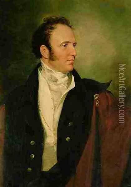 George 2nd Earl of Bradford 1780-1865 Oil Painting - Sir George Hayter