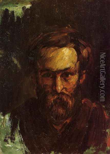 Portrait Of A Man2 Oil Painting - Paul Cezanne