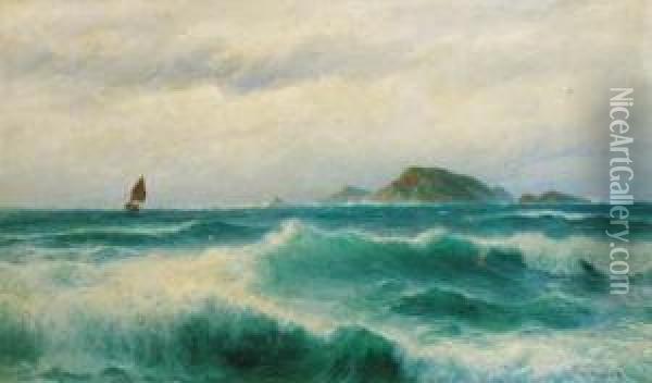A Ground Swell Oil Painting - David James