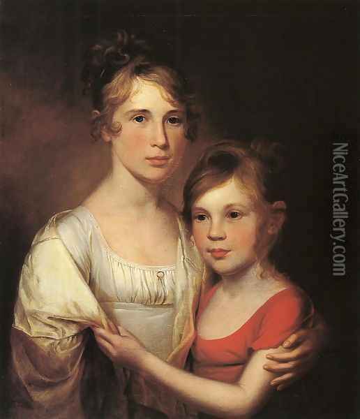 Anna and Margaretta Peale Oil Painting - James Peale