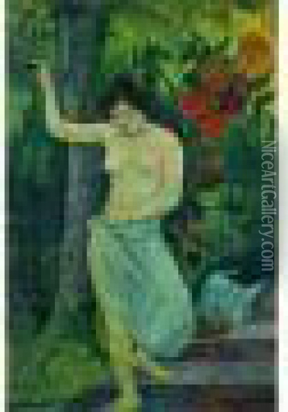 Suzanne Et Les Vieillards Oil Painting - Paul Serusier