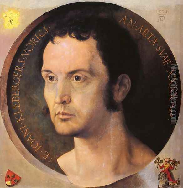 Portrait of Johannes Kleberger Oil Painting - Albrecht Durer