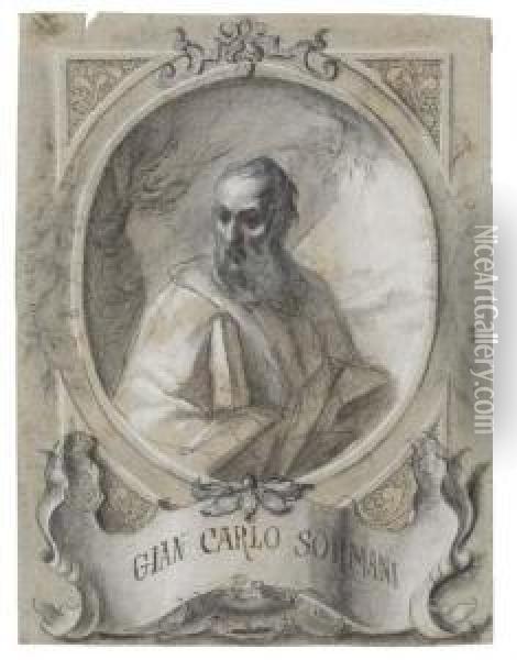 Portrait Of Gian Carlo Sormani Oil Painting - Bartolomeo Nazari