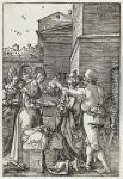 The Beheading Of St John The Baptist Oil Painting - Albrecht Durer