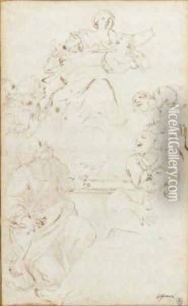 L'assomption De La Vierge Oil Painting - Francesco Vanni