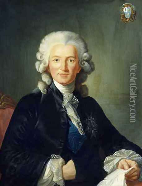 Charles Alexandre de Calonne 1734-1802 Oil Painting - Johann Ernst Heinsius