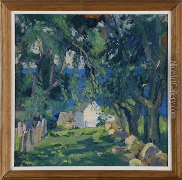 Lovers Lane - Pigon (sic) Hill Oil Painting - Thomas P. Barnett
