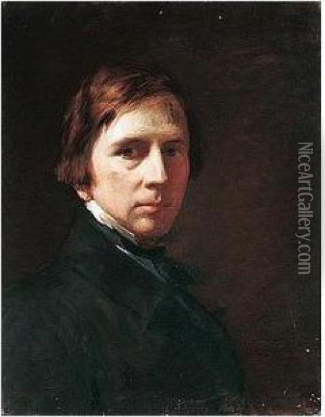 Self-portrait Oil Painting - George Richmond