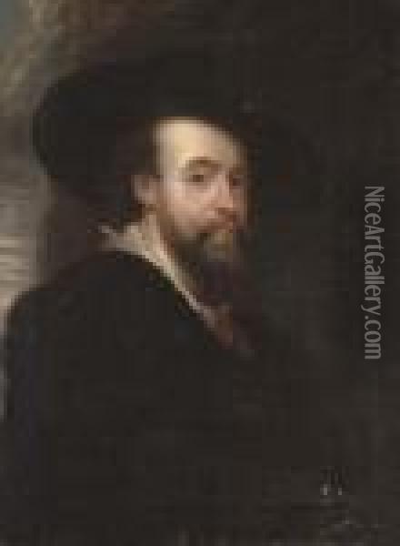 Self-portrait Of The Artist Oil Painting - Peter Paul Rubens