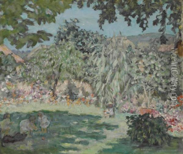 Jardin En Dauphine Oil Painting - Pierre Bonnard