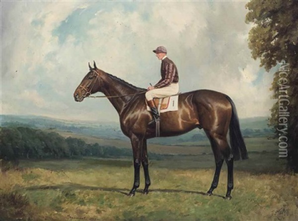 Monument, With Jockey Up Oil Painting - Thomas Percy Earl