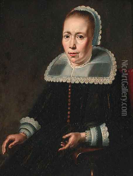 Portrait of a lady Oil Painting - Pieter de Grebber