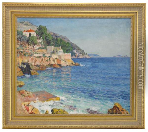 The Coast Oil Painting - Nikolai Petrovich Bogdanov-Belsky