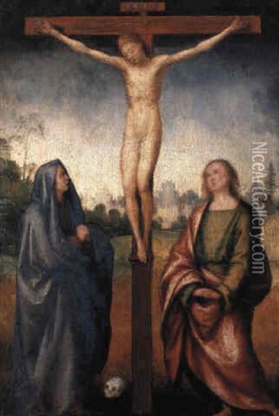 The Crucifixion Oil Painting -  Fra Bartolommeo