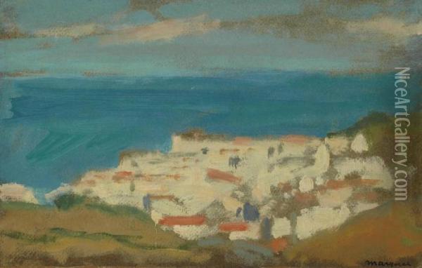 Bab El Oued, Vue De Montplaisant Oil Painting - Albert Marquet