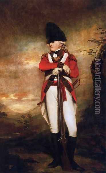 Captain Hay of Spot Oil Painting - Sir Henry Raeburn