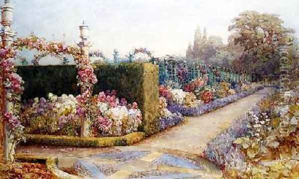 The Garden Path 1887 Oil Painting - Elizabeth Cameron Mawson