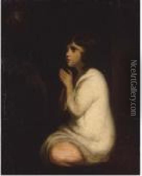 Samuel Oil Painting - Sir Joshua Reynolds