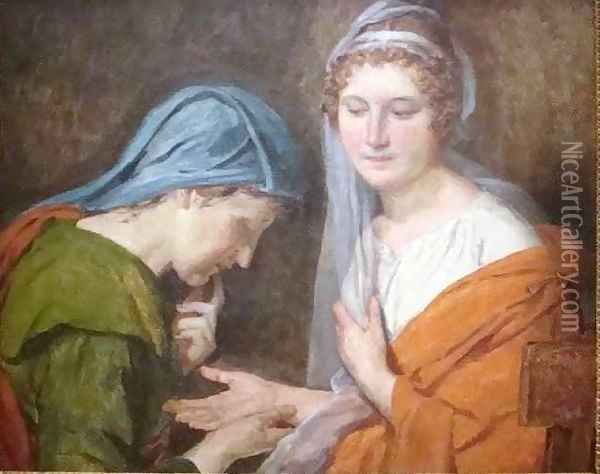 The Fortune Teller Oil Painting - Jacques Louis David