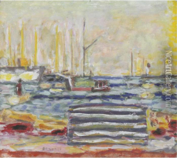 Le Port De Cannes Oil Painting - Pierre Bonnard