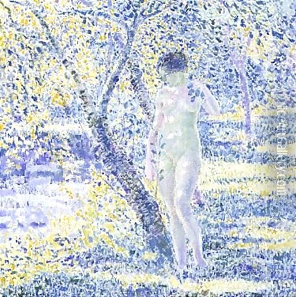 Nude in sunlight Oil Painting - Frederick Carl Frieseke