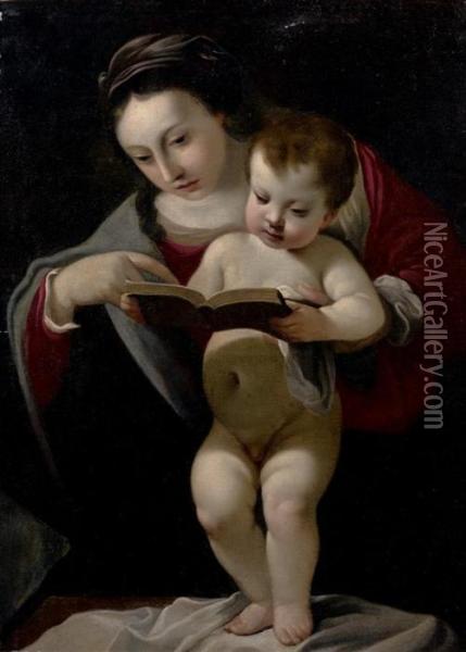 La Vierge A L'enfant Oil Painting - Guercino