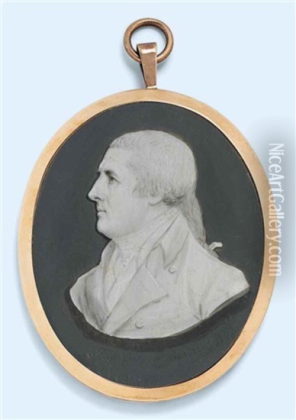 Thomas Graham (1752-1819), Almost In Profile To The Left, In Coat And Cravat Oil Painting - Samuel Andrews