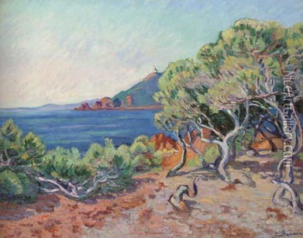 L'entree De La Baie D'agay, Le Matin Oil Painting - Armand Guillaumin