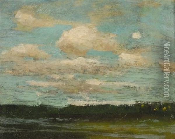 Clouds Oil Painting - Paul Cornoyer