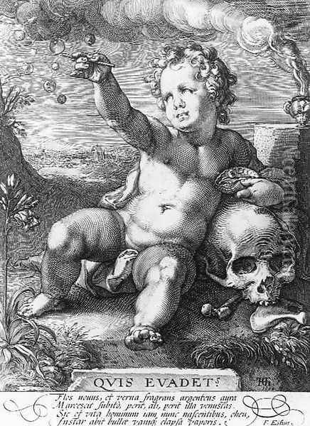 Quis evadet 1594 Oil Painting - Hendrick Goltzius